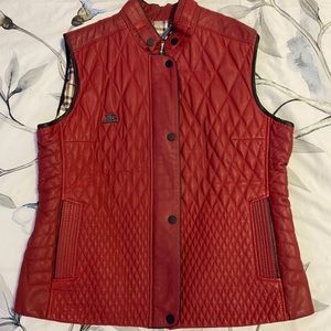 Burberry London quilted vest.